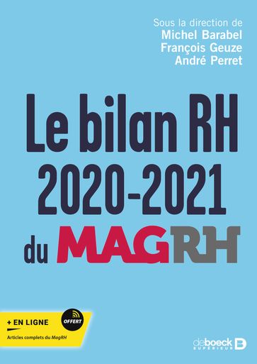 Le bilan RH 2020-2021 du MagRH - Michel Barabel - François Geuze - André Perret