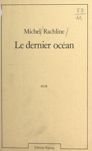 Le dernier océan - Michel Rachline