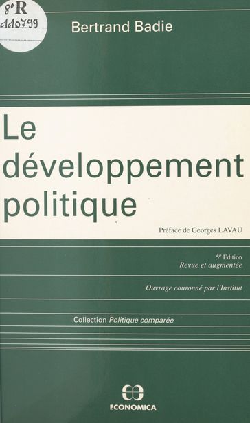 Le développement politique - Bertrand Badie - Georges Lavau