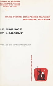 Le mariage et l argent