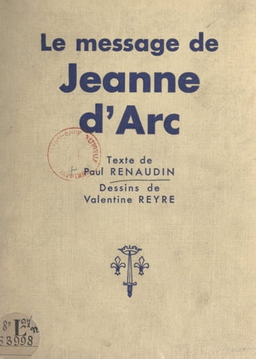 Le message de Jeanne d'Arc - Paul Renaudin