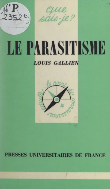Le parasitisme - Louis Gallien - Paul Angoulvent