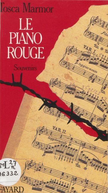 Le piano rouge - Frédéric Lenoir - Tosca Marmor