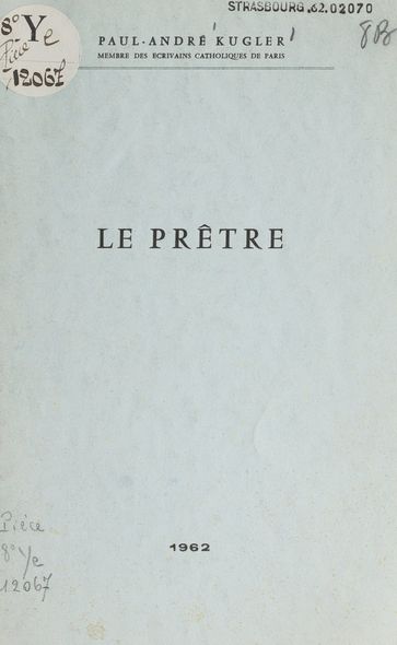 Le prêtre - Paul-André Kugler