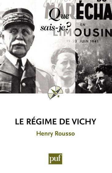 Le régime de Vichy - Henry Rousso