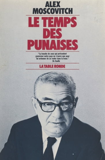 Le temps des punaises - Alex Moscovitch