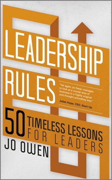 Leadership Rules - Jo Owen