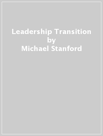 Leadership Transition - Michael Stanford