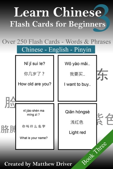 Learn Chinese: Flash Cards for Beginners. Book 3 - Matthew Driver