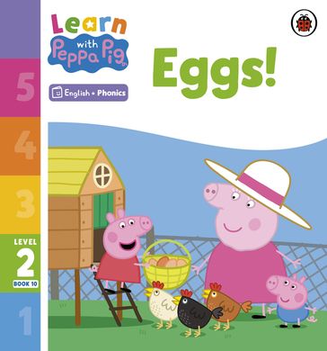 Learn with Peppa Phonics Level 2 Book 10  Eggs! (Phonics Reader) - PEPPA PIG