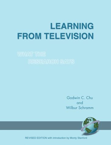 Learning from Television - G. Chu - W. Schramm
