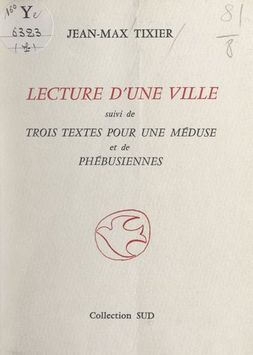 Lecture d'une ville - Jean-Max TIXIER