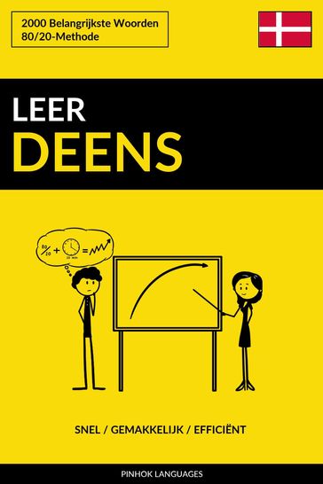 Leer Deens: Snel / Gemakkelijk / Efficiënt: 2000 Belangrijkste Woorden - Pinhok Languages