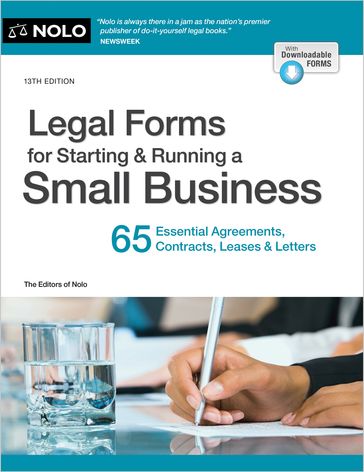 Legal Forms for Starting & Running a Small Business - Fred S. Steingold Attorney - Editors Of Nolo