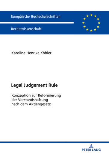 Legal Judgement Rule - Karoline Henrike Kohler