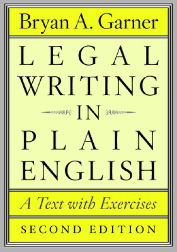 Legal Writing in Plain English, Second Edition - Bryan A. Garner