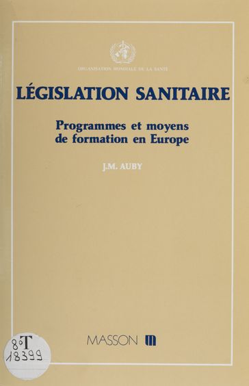 Législation sanitaire - Jean-Marie Auby