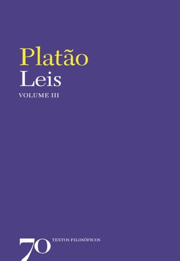 Leis - Vol. III - Platão