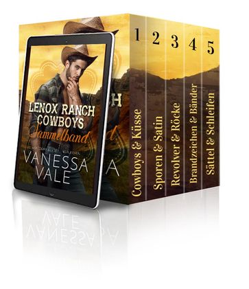 Lenox Ranch Cowboys: Bücher 1-5 - Vanessa Vale