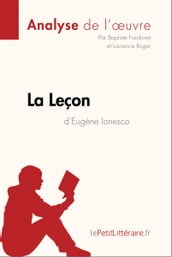 La Leçon d Eugène Ionesco (Analyse de l oeuvre)