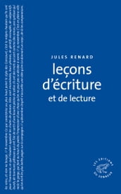 Leçons d écriture et de lecture