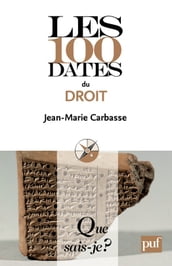 Les 100 dates du droit