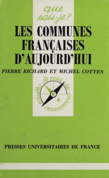 Les Communes françaises d'aujourd'hui - Michel Cotten - Pierre Richard