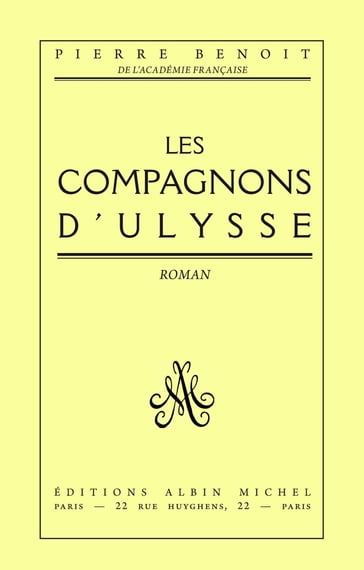 Les Compagnons d'Ulysse - Pierre Benoit