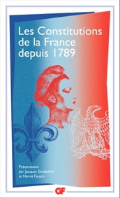 Les Constitutions de la France depuis 1789