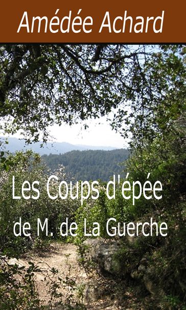 Les Coups d'épée de M. de La Guerche - Amédée Achard