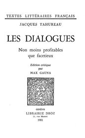 Les Dialogues non moins profitables que facetieux