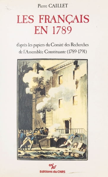 Les Français en 1789 - Francois Furet - Pierre Caillet