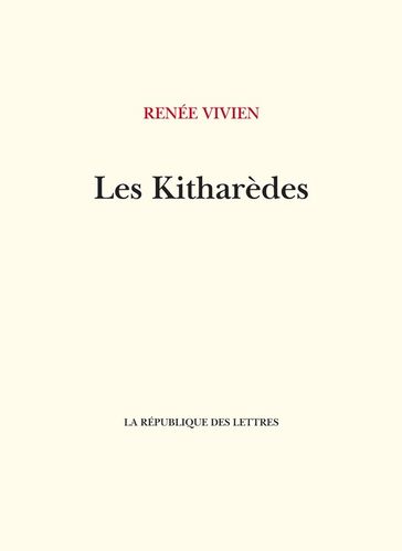 Les Kitharèdes - Renée Vivien