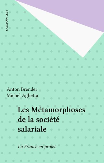Les Métamorphoses de la société salariale - Anton Brender - Michel Aglietta