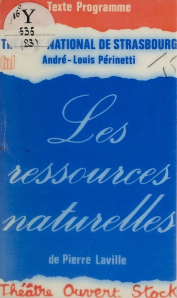 Les Ressources naturelles - Pierre Laville