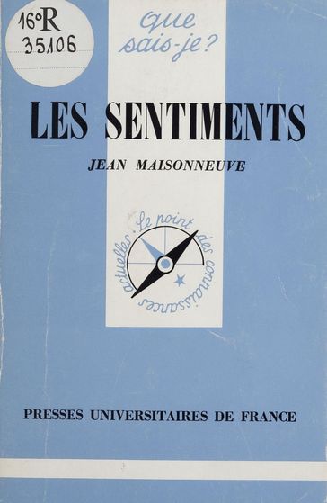 Les Sentiments - Jean Maisonneuve