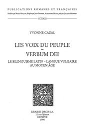 Les Voix du peuple, Verbum Dei : le bilinguisme latin-langue vulgaire au Moyen Age