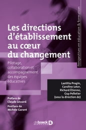 Les directions d établissement au cœur du changement