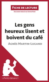 Les gens heureux lisent et boivent du café d