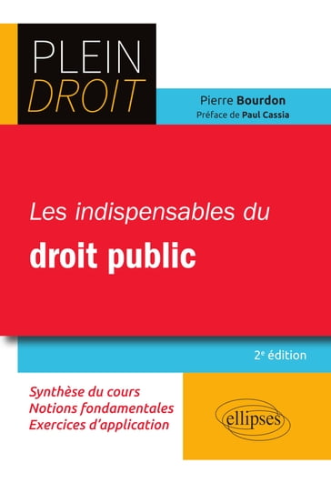 Les indispensables du droit public - 2e édition - Pierre Bourdon