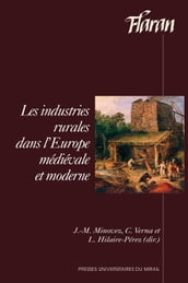 Les industries rurales dans l Europe médiévale et moderne