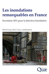 Les inondations remarquables en France