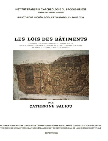 Les lois des bâtiments - Catherine Saliou