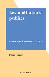 Les malfaiteurs publics