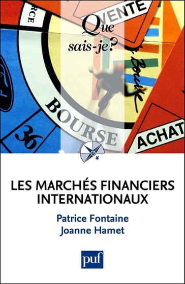 Les marchés financiers internationaux - Joanne Hamet - Patrice Fontaine