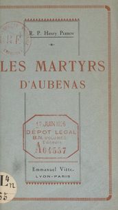 Les martyrs d Aubenas