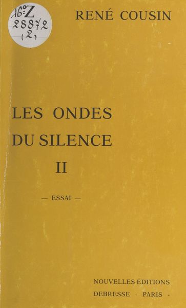 Les ondes du silence - René Cousin