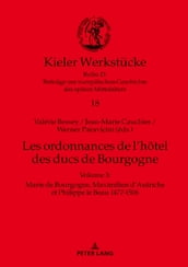 Les ordonnances de l hôtel des ducs de Bourgogne