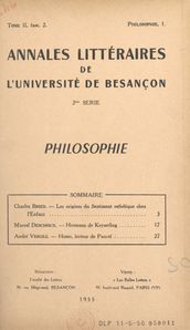 Les origines du sentiment esthétique chez l enfant