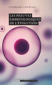 Les preuves embryologiques de l évolution